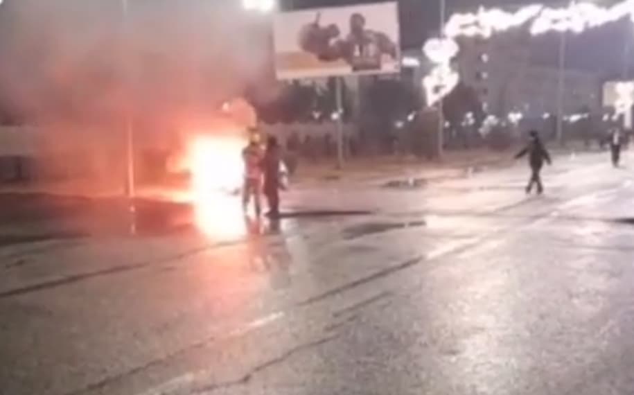 Qarshida YTHga uchragan Spark’da yong‘in sodir bo‘ldi