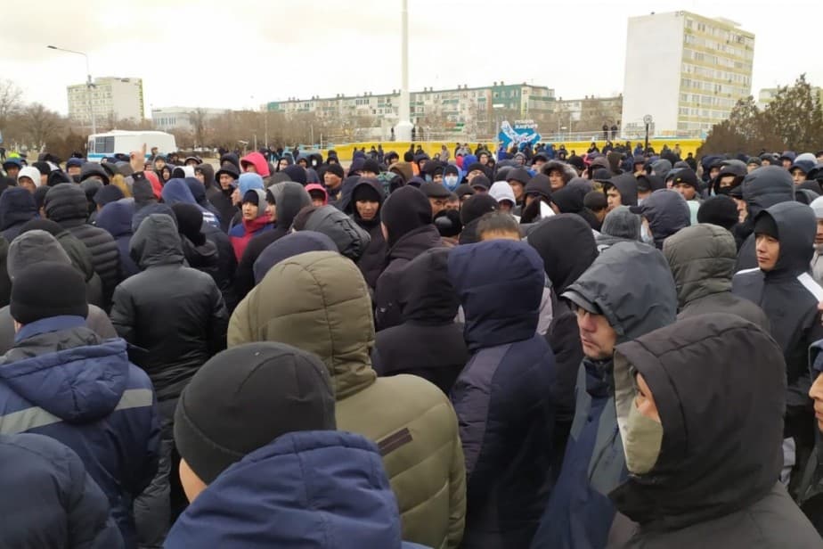 Mang‘istaudagi norozilik namoyishlariga Qozog‘istonning boshqa shaharlari aholisi ham qo‘shildi