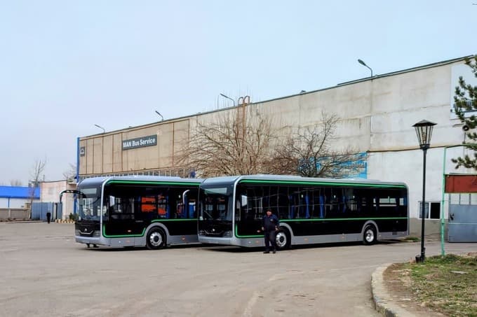 Toshshakhartranskhizmat receives 20 electric buses from China