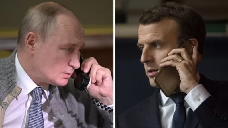 Makron va Putin ikki soat davomida telefonda gaplashdi