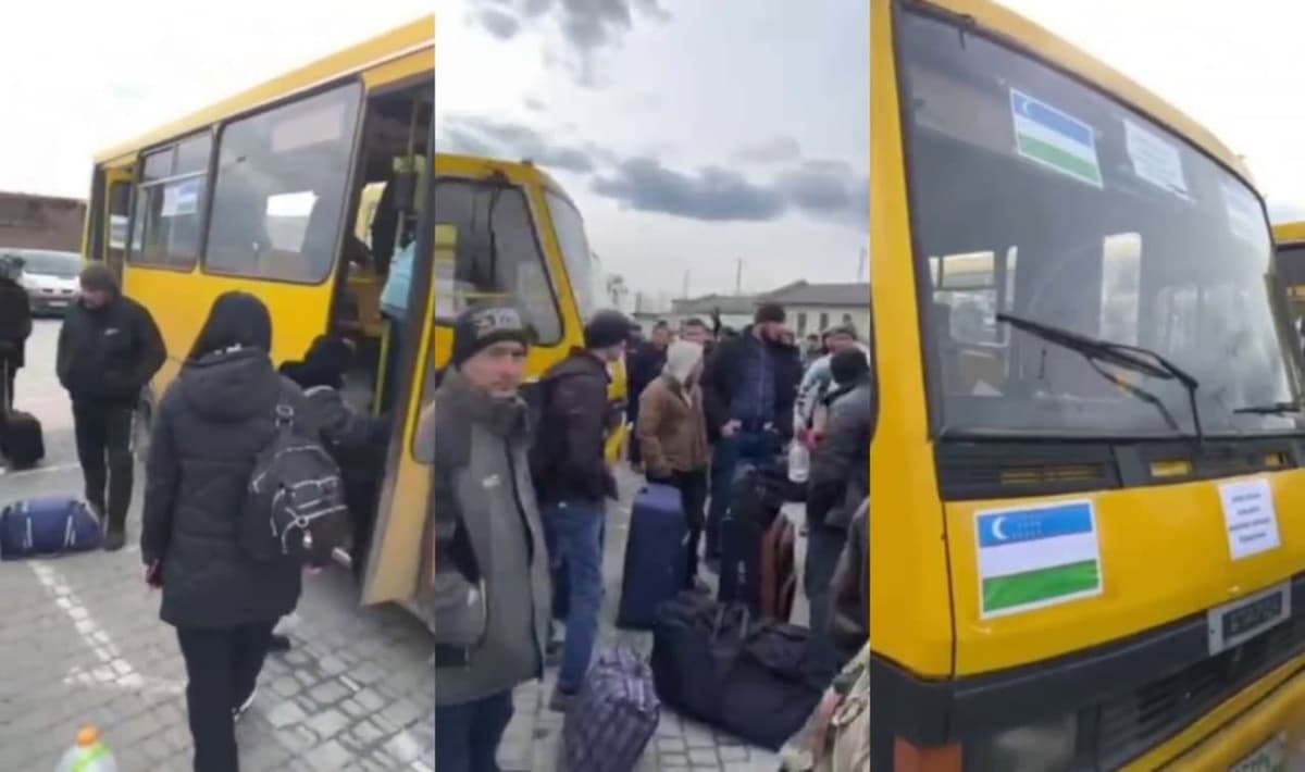 Evakuatsiya qilinayotgan O‘zbekiston fuqarolaridan iborat birinchi guruh Lvovdan yo‘lga chiqdi