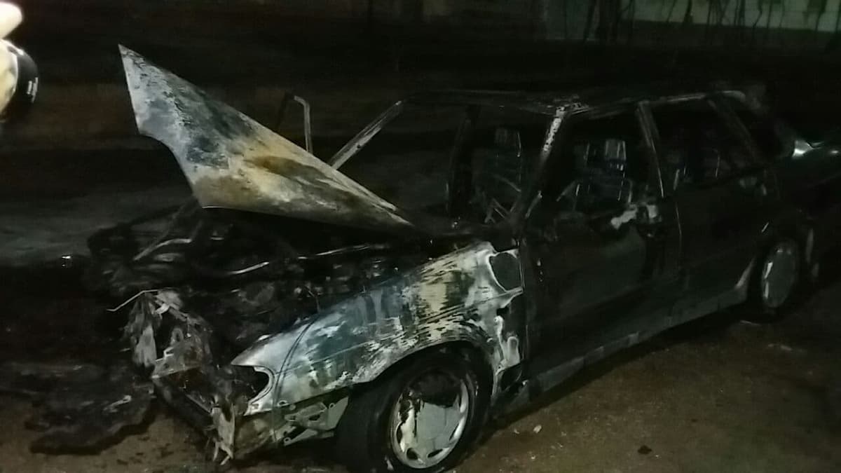 Samarqandda harakatlanib ketayotgan «Lada» mashinasi yonib ketdi