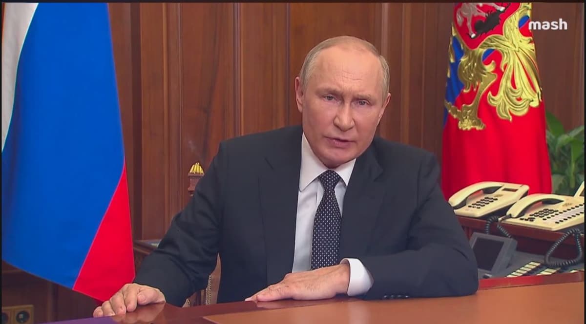 Путин объявил о частичной мобилизации в России