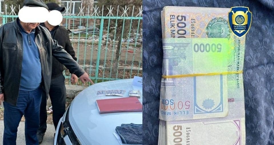 Sirdaryoda tadbirkordan 10 million so‘m talab qilgan boshqaruv servis mutaxassisi ushlandi