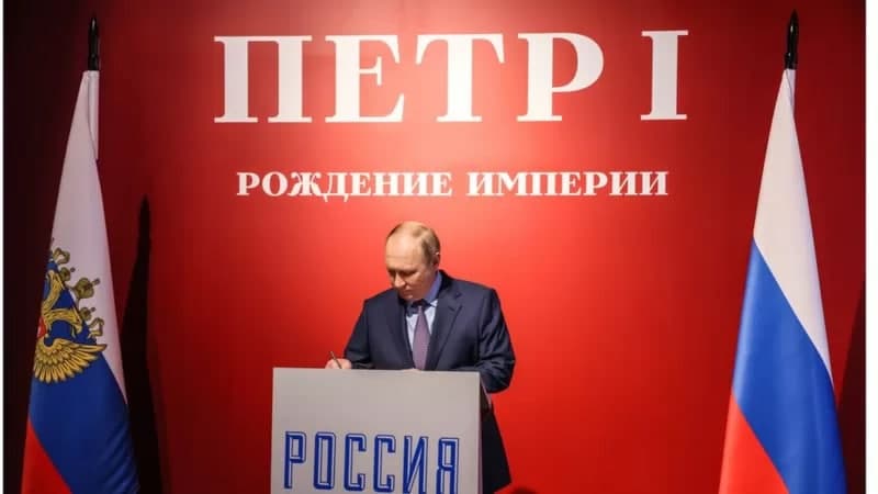 Putin o‘zini Pyotrga qiyoslab, vazifasi hududlarni qaytarish ekanini aytdi