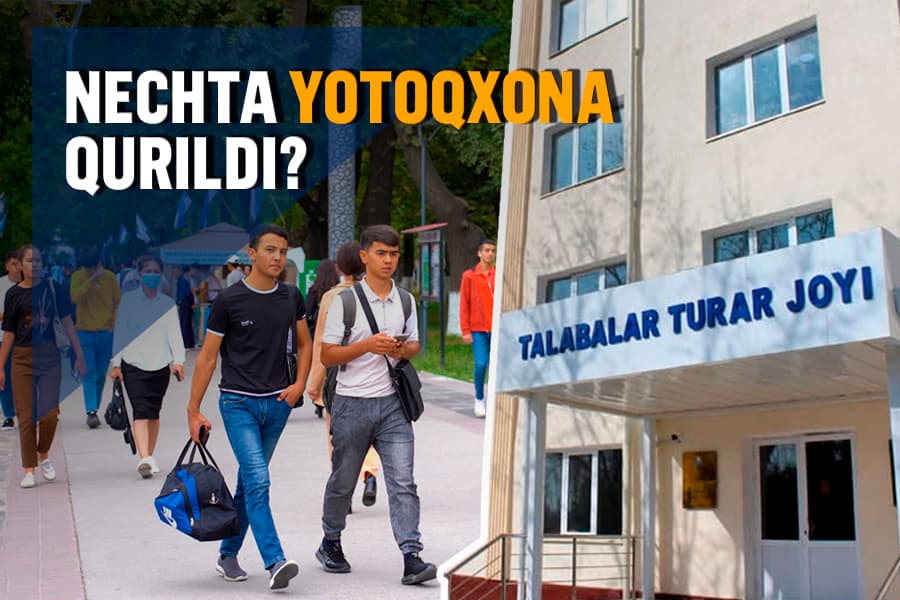 Talabalar yotoqxonasi yana kun tartibida – vazirlik rejani bajara ol(a)dimi?