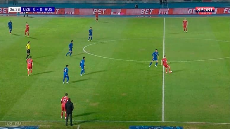 Illegal gambling advertised at the match of Uzbekistan’s national team