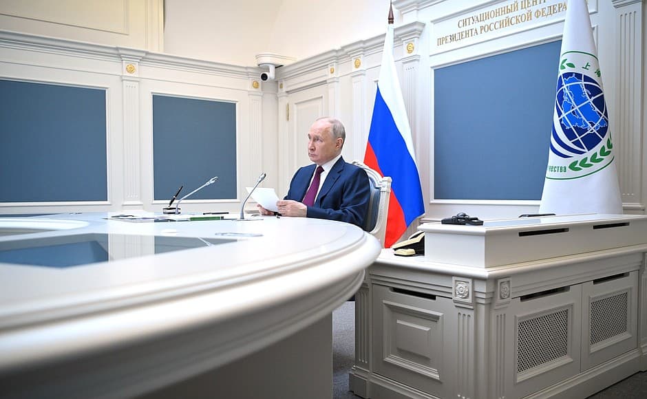 Путин поблагодарил страны ШОС за поддержку во время мятежа Пригожина