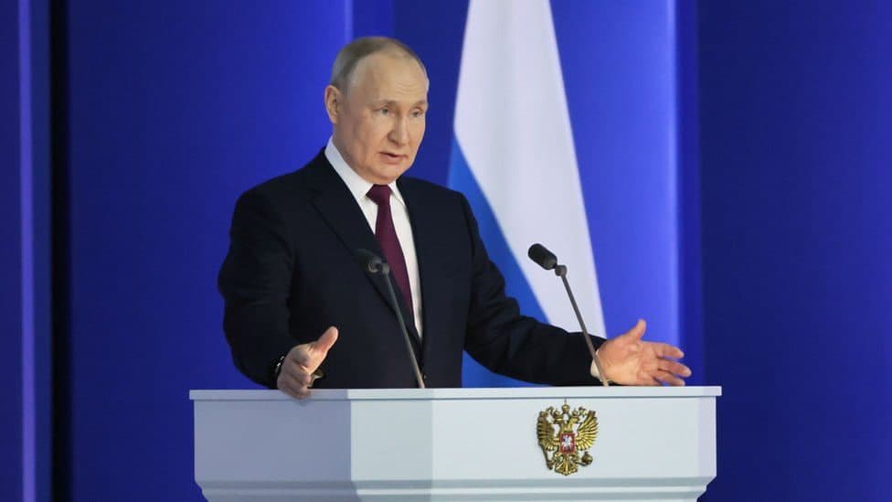 Ğarb va Ukrainada Putinning nutqi tanqid qilindi