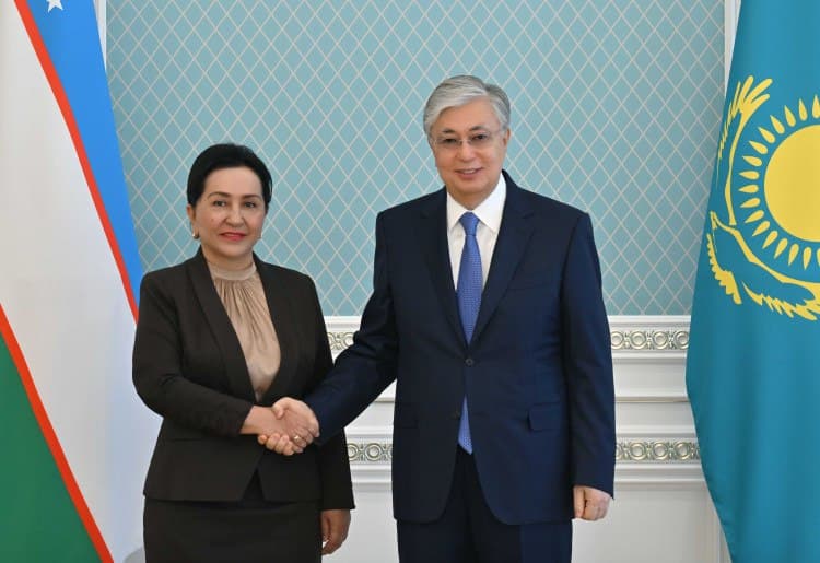 Tanzila Narbayeva meets with President of Kazakhstan