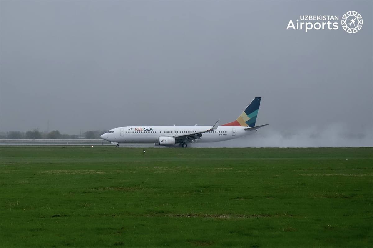 Авиакомпания Red Sea Airlines из Египта совершила первый рейс в Ташкент