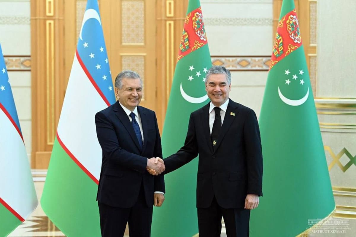 Shavkat Mirziyoyev Gurbanguli Berdimuhamedov bilan uchrashdi