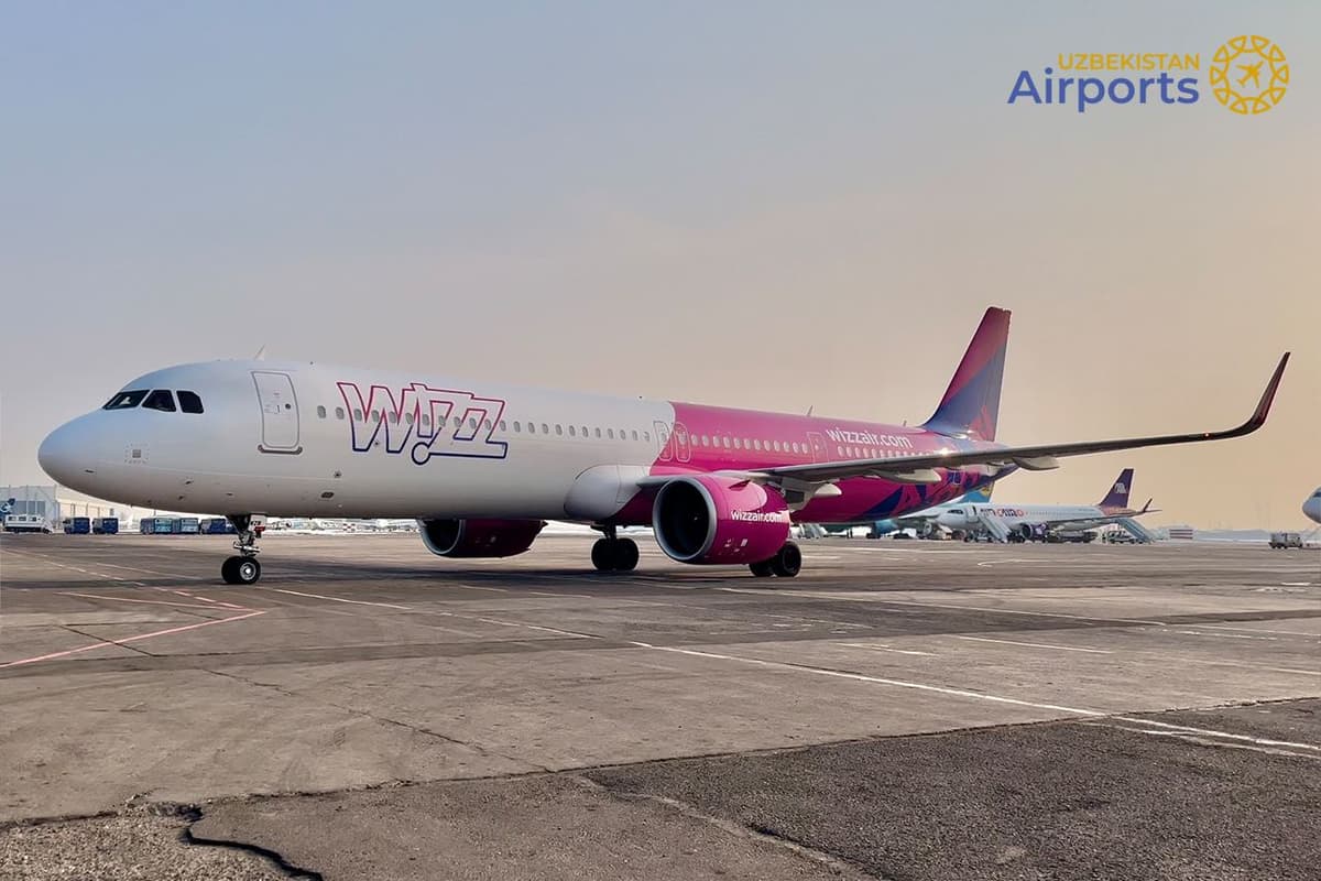 Авиакомпания WizzAir начала полеты в Ташкент