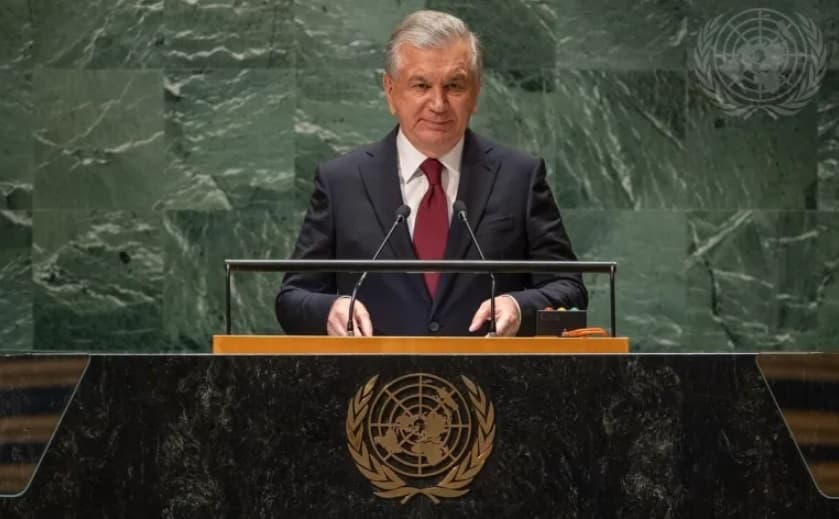 Jahon miqyosida ishonch inqirozi, paxta qulligidan qutulish, Afg‘oniston va Markaziy Osiyodagi suv muammosi - Mirziyoyev BMT minbaridan nutq so‘zladi