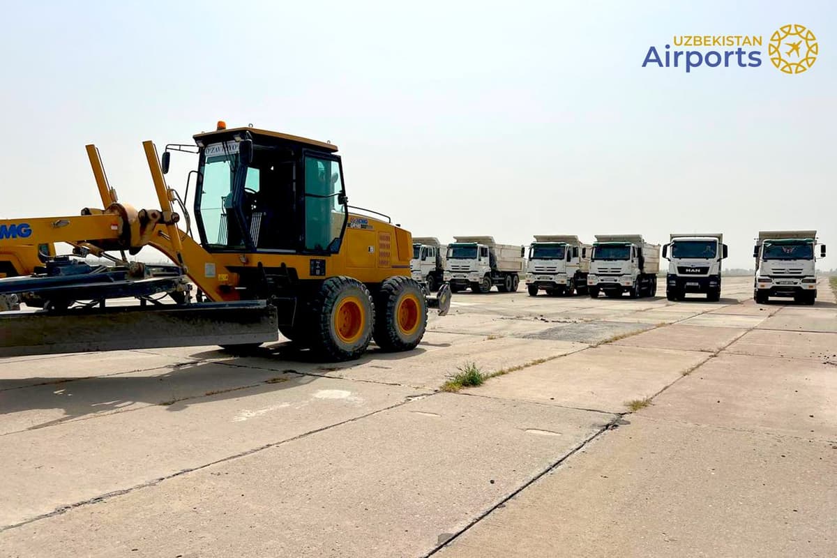 «Andijon» aeroportida yangi aerodrom majmuasi qurilishi boshlandi