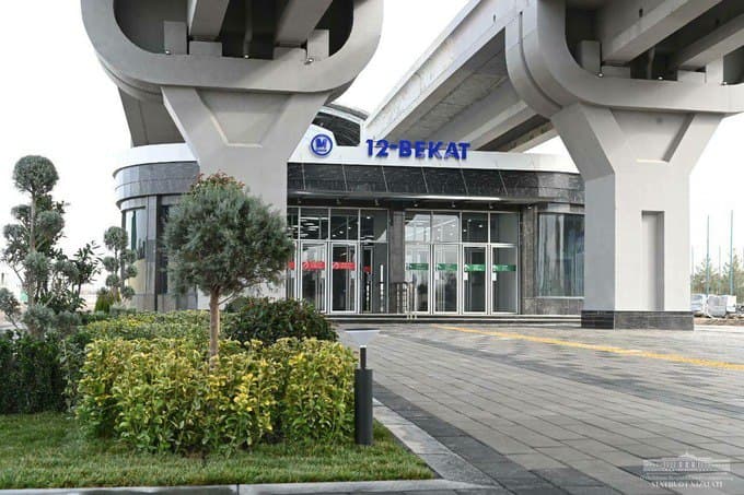 5 more stations of Tashkent aboveground metro commissioned