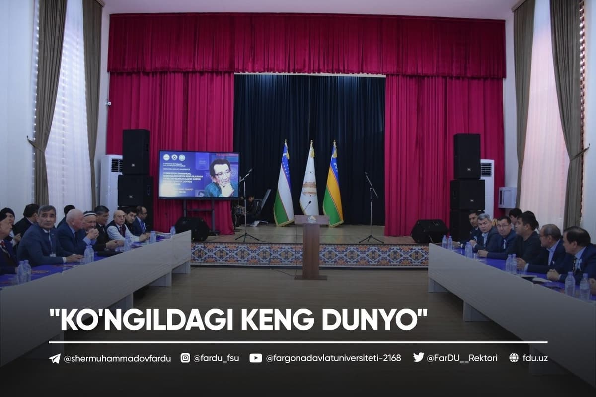 FarDUda O‘zbekiston Qahramoni Ibroyim Yusupov ijodiga bag‘ishlangan xalqaro ilmiy-amaliy konferensiya o‘z ishini boshladi
