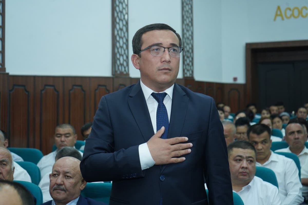 Komil Ernazarov Oqoltin tumani hokimi etib tayinlandi