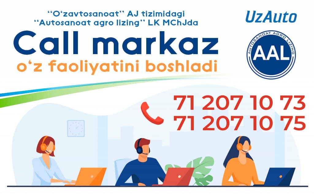 “O‘zavtosanoat” AJ tizimidagi “Avtosanoat agro lizing”dan ajoyib yangilik!