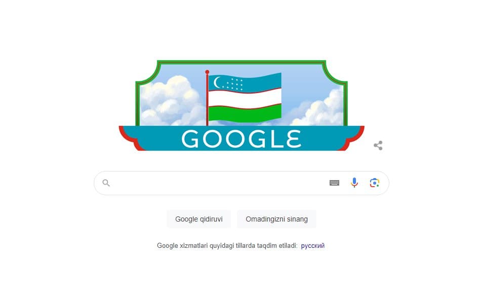 Google поздравил узбекистанцев с Днем независимости