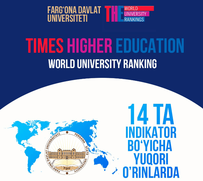 Farg‘ona davlat universiteti Times Higher Education reytingidan joy oldi