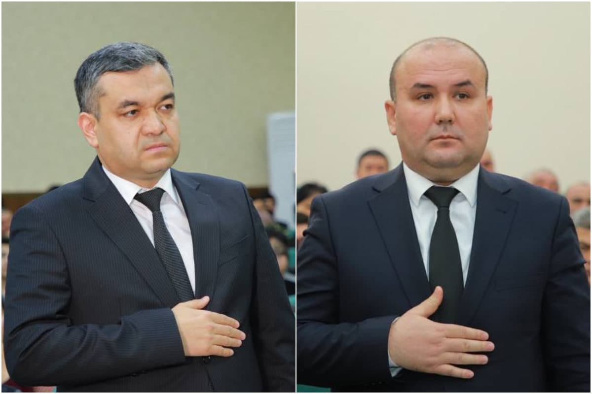 В двух районах Хорезмской области назначены новые хокимы