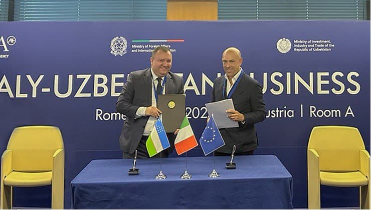 Italian partners plan to implement a number of large projects totaling about €2.3 billion in Uzbekistan