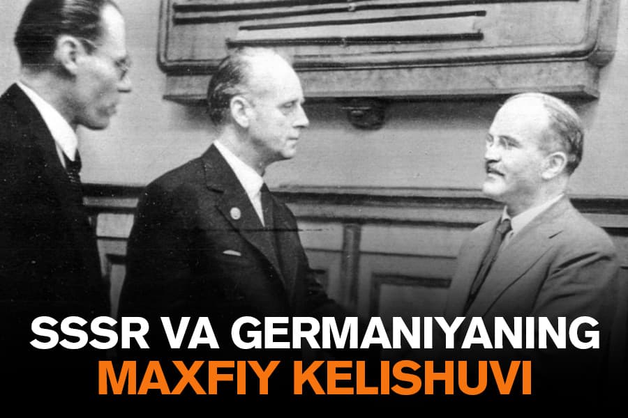 Fashistlar Germaniyasi bilan hamkorlik qilgan SSSR: Molotov – Ribbentrop paktining maxfiy qismida qanday kelishuvlar bo‘lgan?