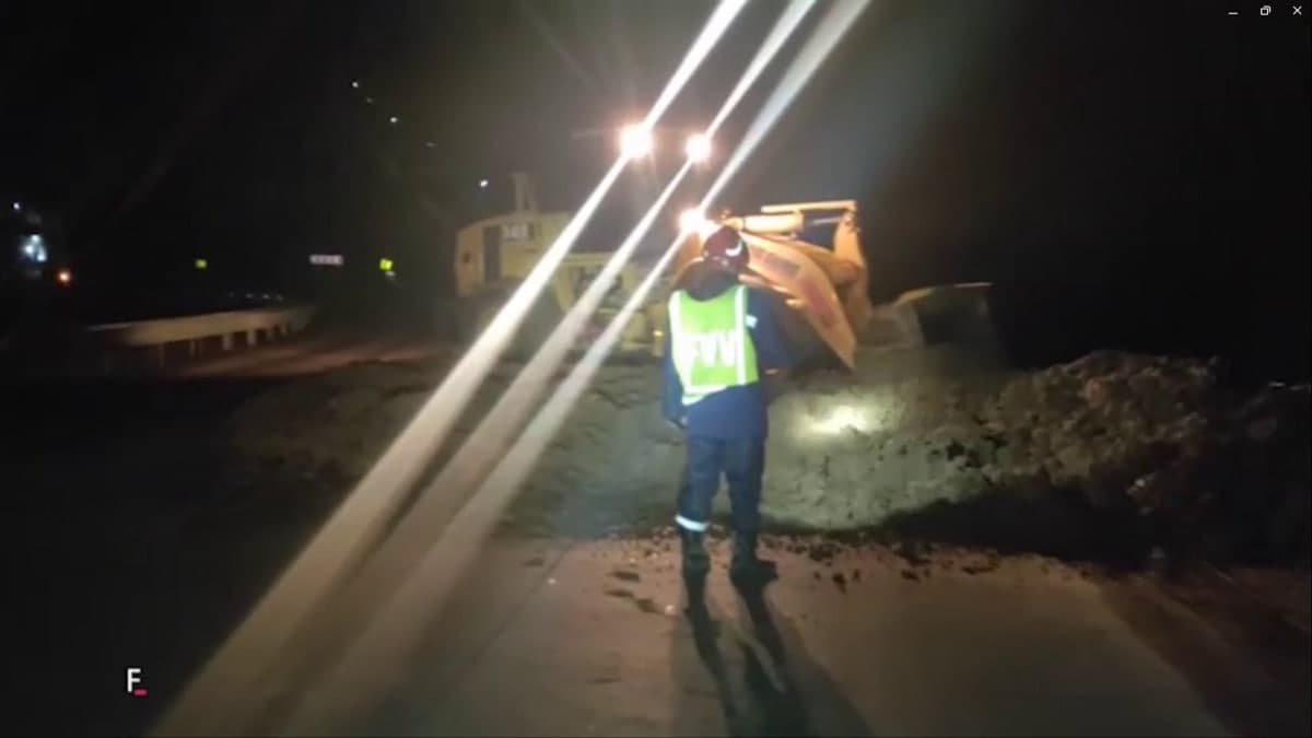 Qamçiq dovonida tuproq köçkisi sodir böldi