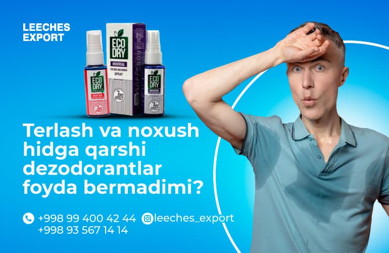 Eco Dry 7 кунгача терламаслик ва нохуш ҳиддан ишончли ҳимоя