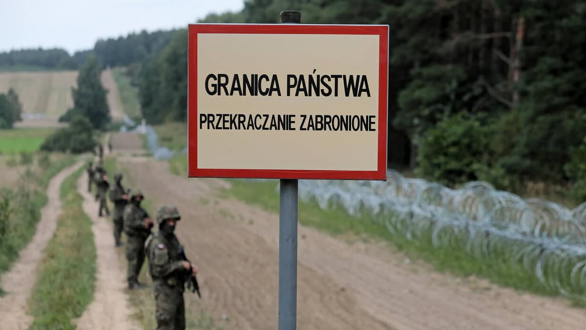 Polsha Belarus bilan chegaraga o‘n ming askar joylashtiradi