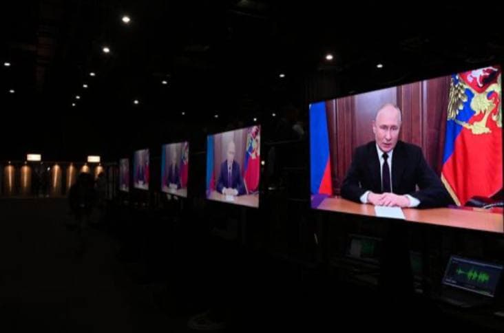 BRICS forumida Putinning murojaati o‘zgartirilgan ovoz bilan berildi
