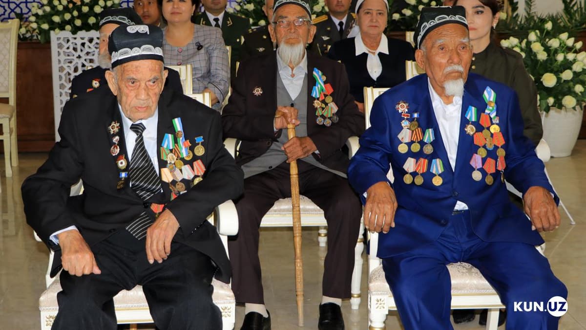 Названо число ветеранов Второй мировой войны в Узбекистане