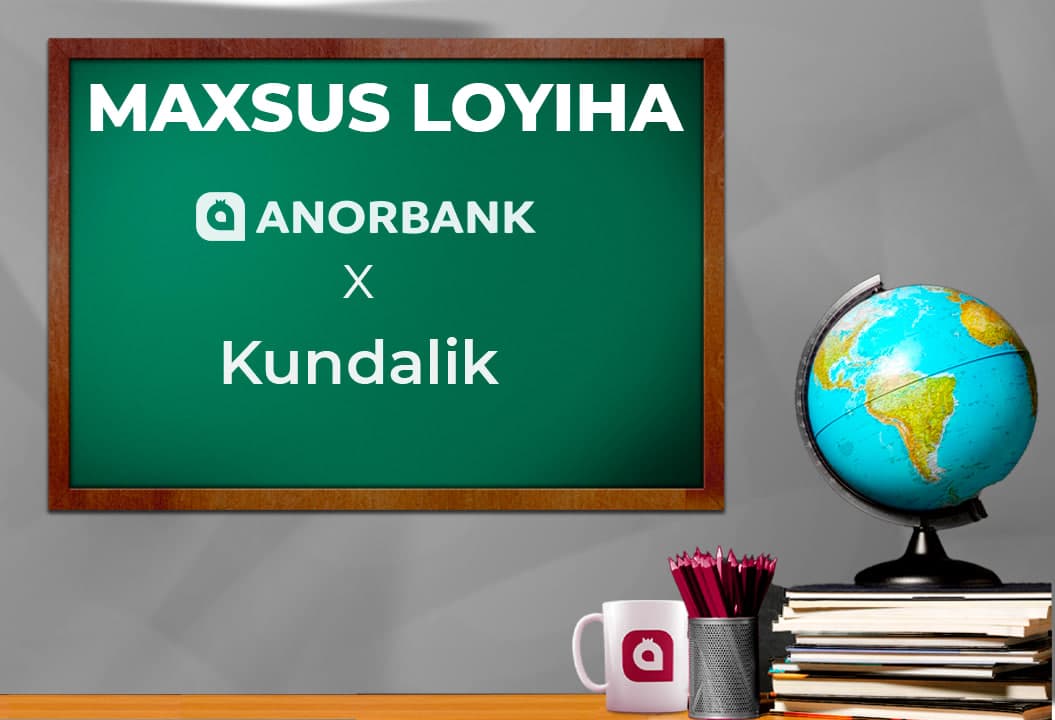 ANORBANK Kundalik bilan birgalikda maxsus loyihaga start bermoqda