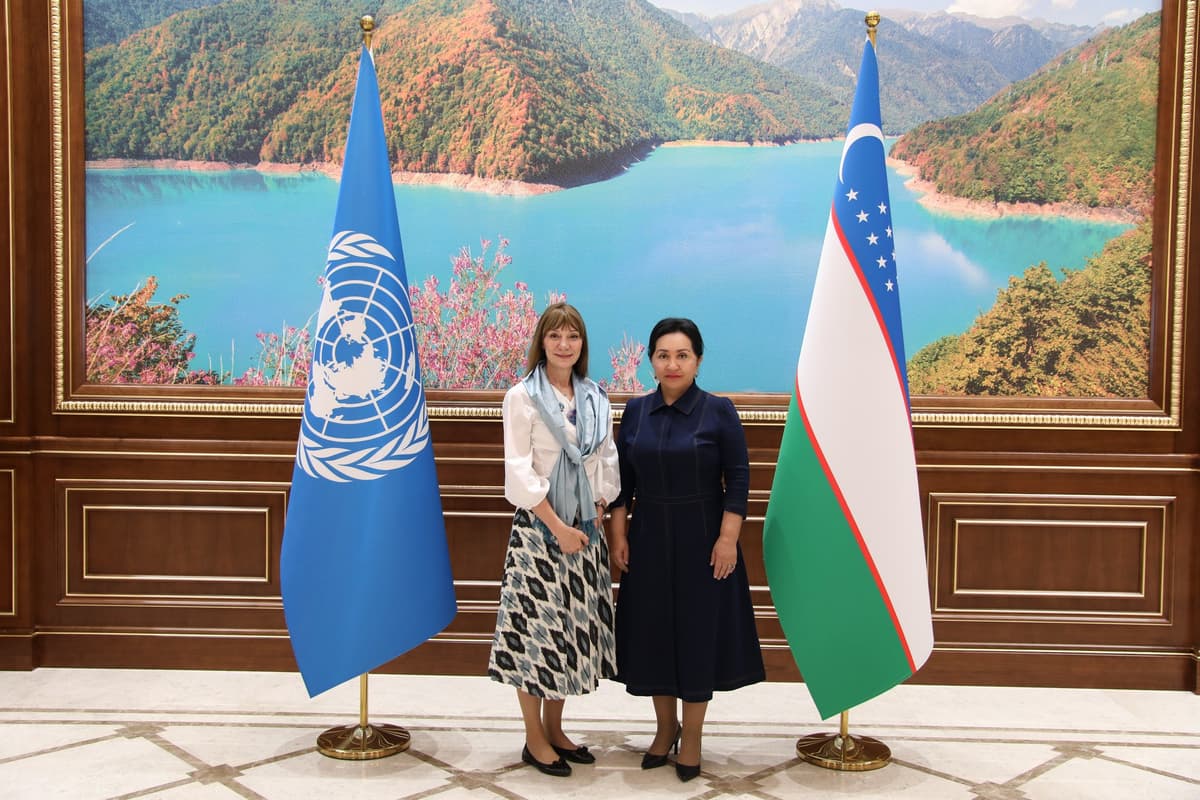 Tanzila Narbayeva receives UNDP resident representative in Uzbekistan
