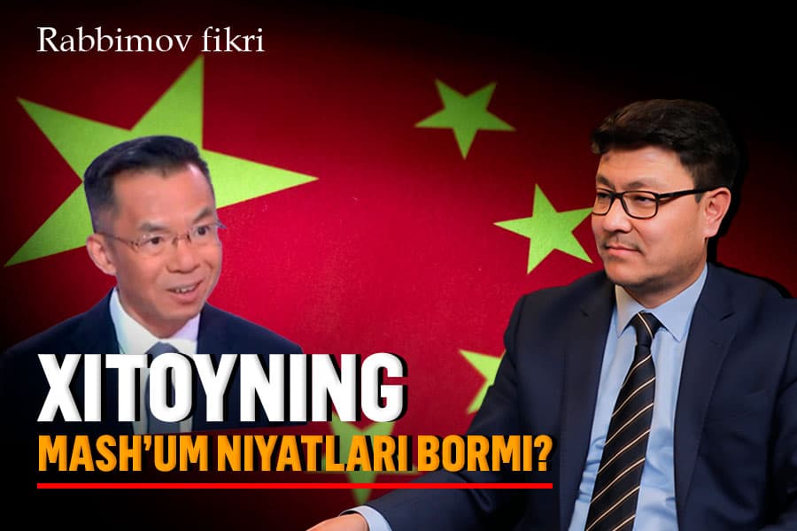 Xitoy elchisining bayonoti: bu nimani anglatadi?