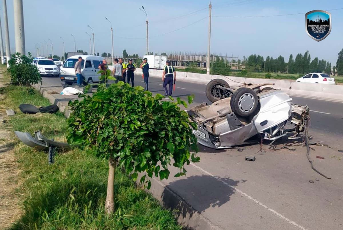 Toşkentda beton simyoğoçga urilgan Nexia haydovçisi vafot etdi