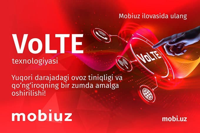 O‘zbekistonda VoLTE qamrovi beshta hududga yetdi