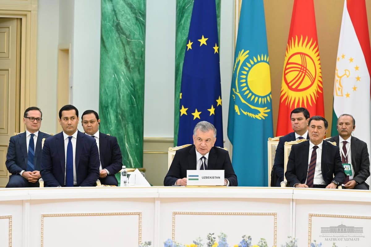 Shavkat Mirziyoyev Markaziy Osiyo va YeI hamkorligini izchil chuqurlashtirishga chaqirdi