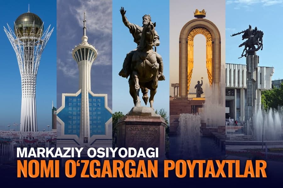 Ostona rekord o‘rnatdi: Markaziy Osiyo shaharlari ichida faqat Toshkent o‘z nomini o‘zgartirmagan, ro‘yxatni To‘ytepa buzmoqda