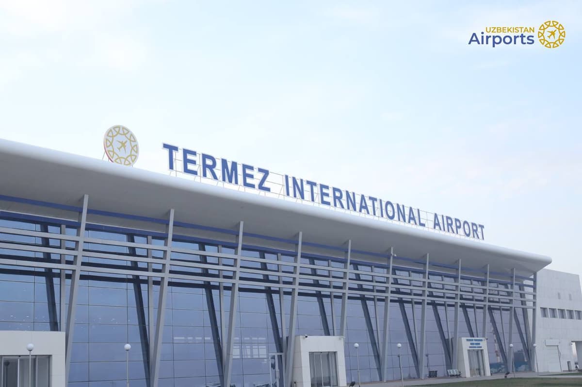 Termiz xalqaro aeroporti rekonstruksiyadan so‘ng ishga tushirildi