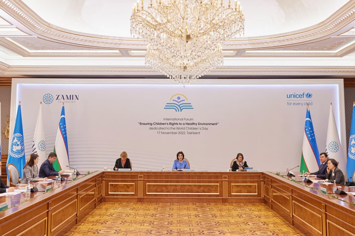 “Zamin” Foundation, UNICEF hold an international forum dedicated to World Children’s Day
