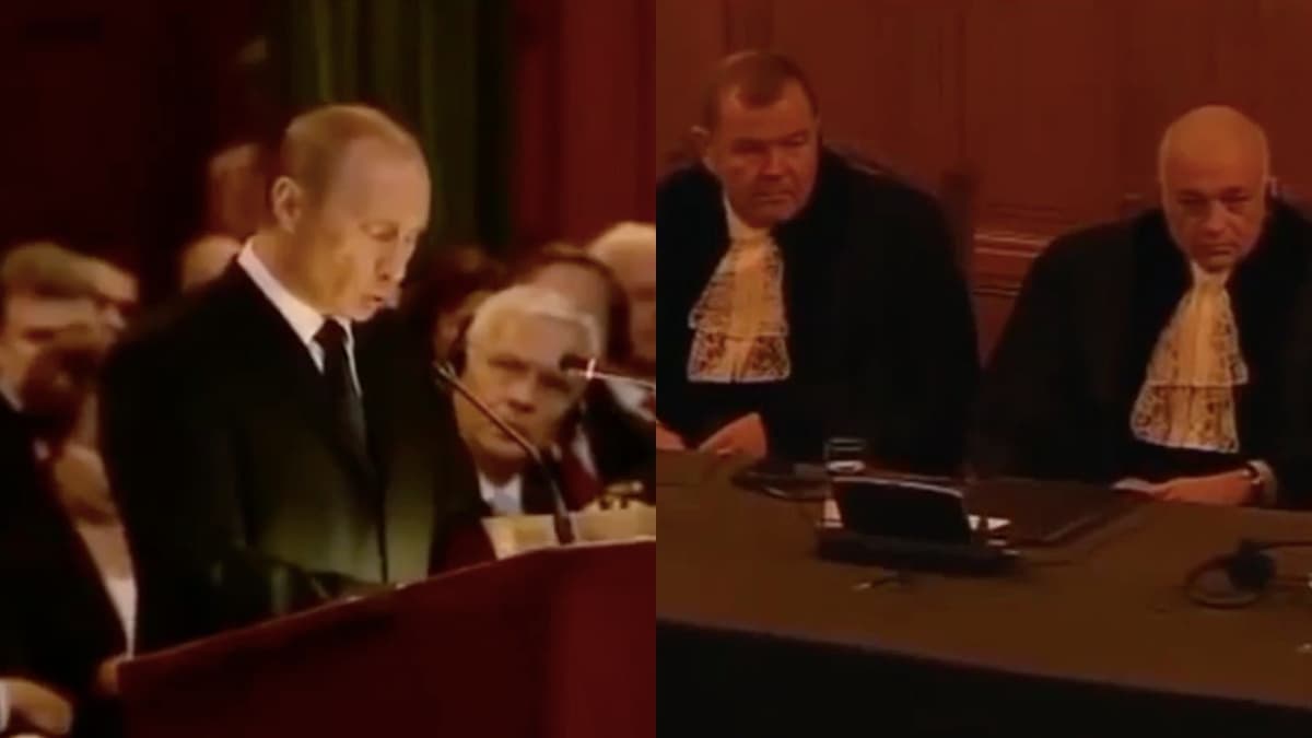 Путин уже выступал в суде Гааги. 18 лет назад он подчеркивал его справедливость и независимость