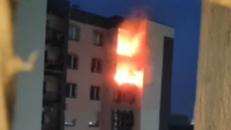 В многоквартирном доме в Янгихаетском районе произошел пожар