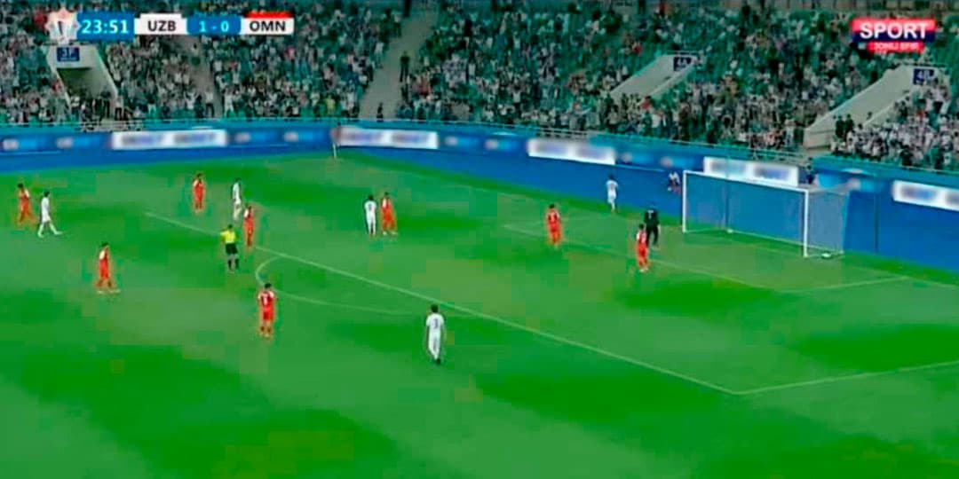 Gambling games being illegally advertised at football tournament hosted by Tashkent