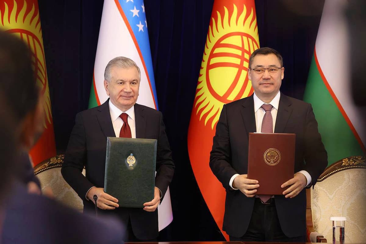 Uzbekistan and Kyrgyzstan exchange more than 20 bilateral documents