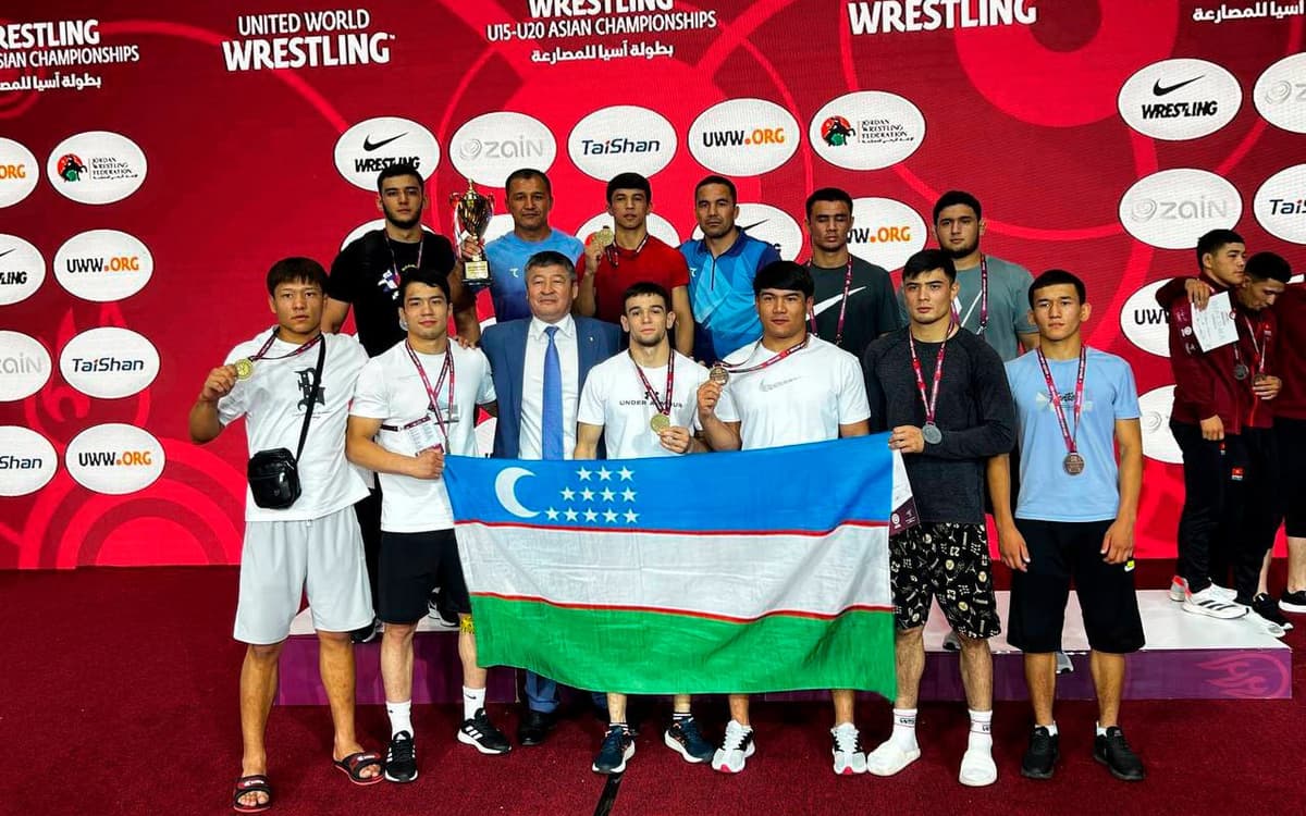 U20 Greco-Roman Asian Wrestling Championships: Uzbekistan second in team standings