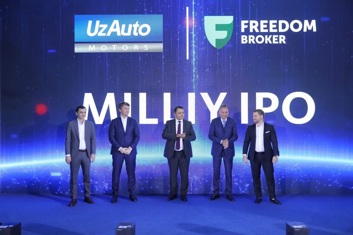 UzAuto Motors aksiyalar paketining 0,3 foizi IPO orqali sotildi