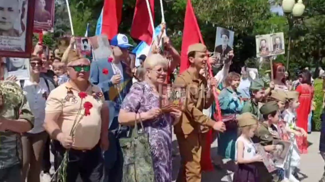 Тошкентда СССР байроғи остида юриш ўтказилди