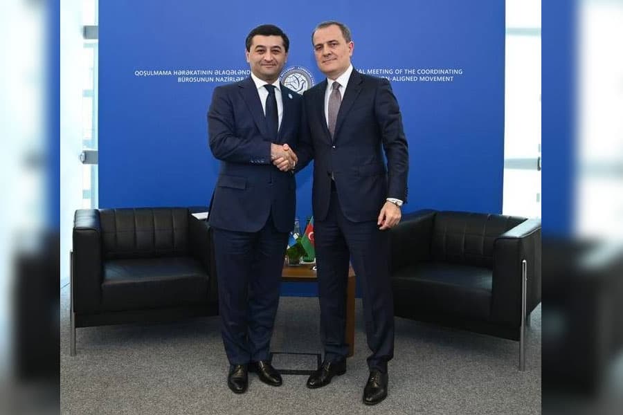 Глава МИД Узбекистана Бахтиёр Саидов провел переговоры с министром иностранных дел Азербайджана Джейхуном Байрамовым